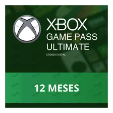 Xbox Game Pass Ultimate 12 Meses - Código De 25 Dígitos