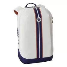 Mochila Para Raquetas Wilson Roland Garros Tour White 2023, Color Blanco