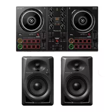 Controlador Dj Pioneer Ddj-200 + Monitores Dm-40 + Estuche