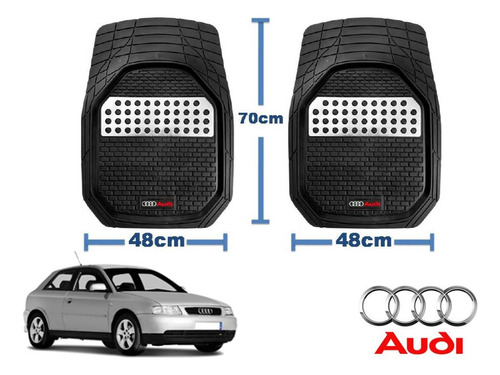 Tapetes 3d Logo Audi + Cubre Volante A3 1996 A 2002 2003 Foto 4