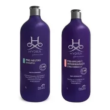 Shampoo Neutro 1l + Condicionador Brilho E Desembaraço 1l Hy