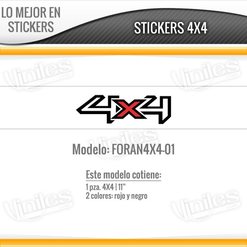 Calcomania Sticker 4x4 Ford, Gm, Chevrolet, Nissan, Dodge Foto 8