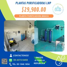 Planta Purificadora De Agua $29,900.00 Sin Anticipos