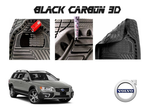 Tapetes Premium Black Carbon 3d Volvo Xc70 2008 A 2016 Foto 4