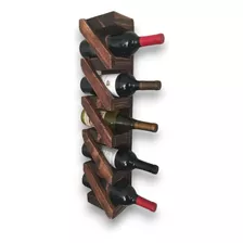 Cava Flotante De Madera Sólida Porta Botellas De Vino