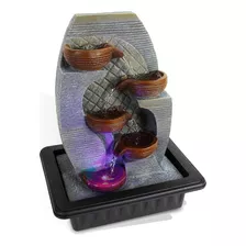 Serenelife 4-tier Desktop Electric Water Fountain Decor W / 