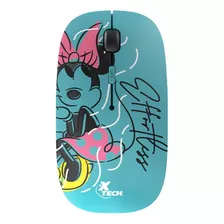 Mouse Inalámbrico Xtech Disney Minnie Mouse Xtm-d340mm Color Azul