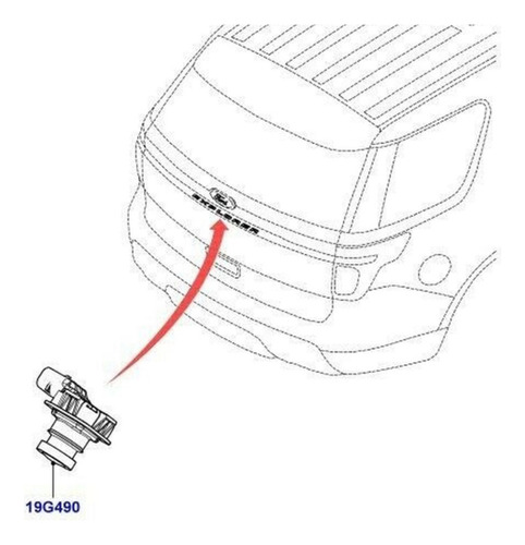 Cmara De Reversa Visin Trasera Ford Explorer 2011-2015 Foto 2