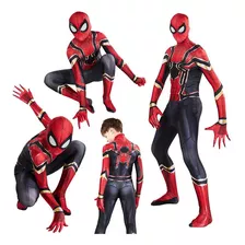 Disfraz De Niño Spiderman - Disfraz Niño Super Heroes - Disfraz Hombre Araña