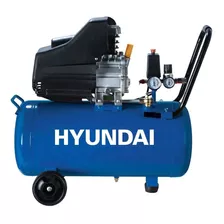 Compresor De Aire Eléctrico Portátil Hyundai Hyac50 50l 2hp 220v 60hz