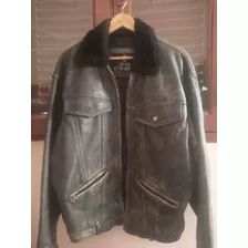 Campera Cuero Motoquera 