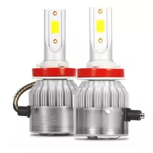 Kit Lâmpada Super Led Azera 2007 Ate 2011 H7 Farol Auxiliar