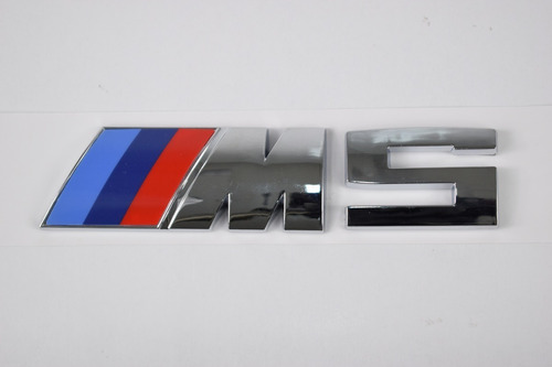 Emblema Bmw M5 De 13.5cm X 3cm Color Cromo Autoadherible Foto 4