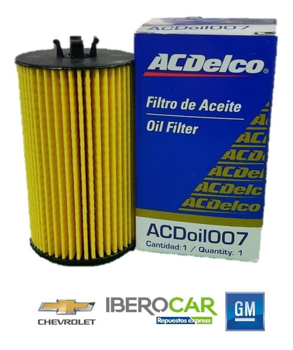 Filtro Aceite Chevrolet Tracker 1.8 2013-2020 Foto 2