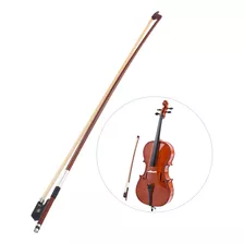 Cello Bow Horsehair 4/4 Redondo, Bem Equilibrado, Sapo, Éban