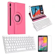 Capa/teclado/pel Para Galaxy Tab S6 Sm T860/t865 10,5 Rosa