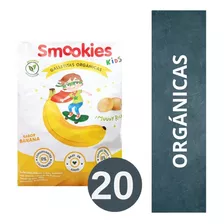 Galletitas Orgánicas Smookies De Banana 20 X 40 G