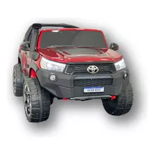 Carrinho Elétrico Infantil Toyota Hilux Vermelha 12v