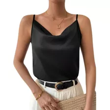 Blusa De Alcinha Feminina Social Verão Gola Boba 