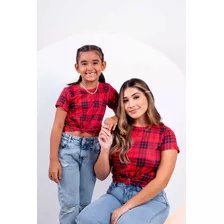 Kit Camisa Mãe E Filha Menina Infantil Mães Variedades