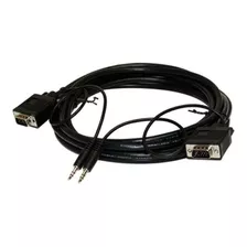 Cable De Monitor Vga Svga Con Audio 6 Pies (1,8 Metros) Hd15