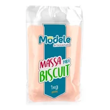 Massa Para Biscuit 1kg-cor Laranja Perolado *profissional