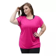 Kit 4 Camisas Manga Curta Plus Size Feminina Promoção