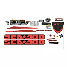 Kit Adesivo Seadoo Gti 130 Se 2023 Vermelho