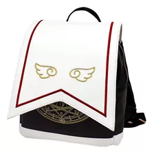 Mochila Cardcaptor Sakura Anti Agua Card Captor Bolsa Para Cosplay Del Anime Clamp Manga Kinomoto De Vinipiel Muy Cómoda Y Practica Finos Bordados