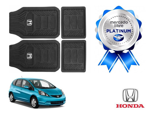 Tapetes Uso Rudo Logo Honda Fit 2009 A 2014 Original Foto 4