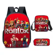 Conjunto De Mochilas E Bolsas Para Laptop Roblox, Conjunto De 3 Cores A2