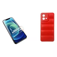 Funda Puffer + Hidrogel Compatible Con Motorola Moto G84 5g