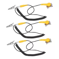 Pack X3 Cable Antiestático, Tierra Para Manta Antiestática