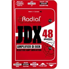 Radial Jdx 48 - Activo Para Amplificador De Guitarra Directo