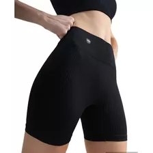 Calza Touche Sport Biker Corta Negra Seamless