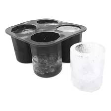 Vasos De Hielo Molde Silicona Para Bebidas Tragos 