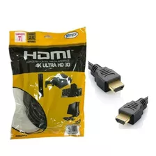 Cabo Hdmi 7 Metros 2.0-19p 4k Ultra Hd 3d C/filtro Alltech