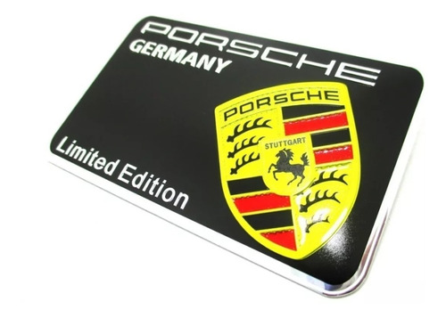 Emblema Porsche Germany Cayenne 911 Limited Autoadherible Foto 3