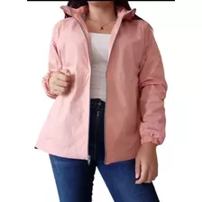 Chaqueta Cortaviento Mujer Impermeable Y Térmica Forro Polar