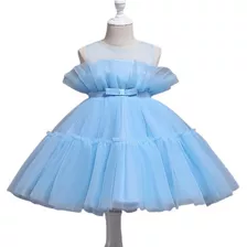 Vestido De Niña Fiesta Elegante Cumpleaños Bautizo Sirenita