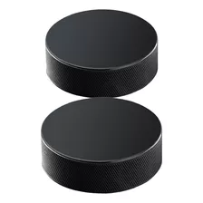 2x Discos De Hockey Sobre Hielo Estándar De Goma 7.5cm