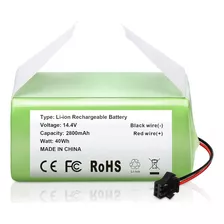 Firstpower 14.4v 2800mah Batería - Compatible Con Eufy Robov