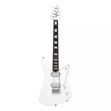 Guitarra Eléctrica Sterling Mariposa Offset De Nyatoh Imperial White Con Diapasón De Palo De Rosa