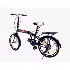 Bicicleta Plegable Rodado 20 Verado Shimano Parrilla Adultos