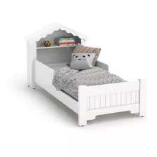 Mini Cama Infantil Casinha Princesa Quarto Branco