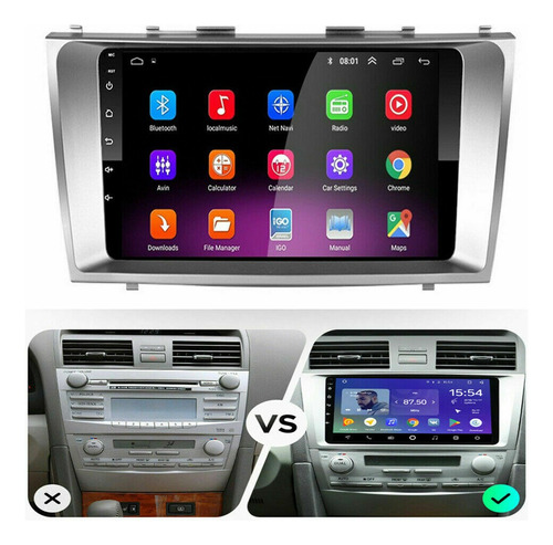 Auto Estereo Android Touch 2+32g Carplay Toyota Camry Foto 3