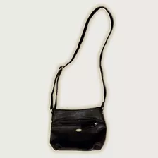 Cartera David Jones Paris Eco Cuero Negro 