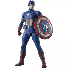 Figura Capitán América Avengers Assemble S.h.figuarts Bandai