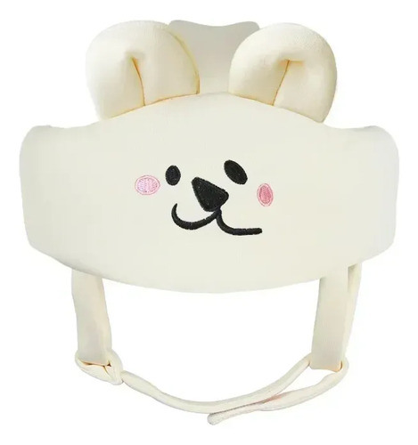 Capacete De Segurança Para Bebês Sem Solavancos, Almofada De Beige Bear