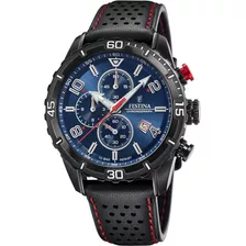 Reloj Festina F20519.2 Hombre Chrono Sport Azul Color De La Malla Negro Color Del Bisel Negro